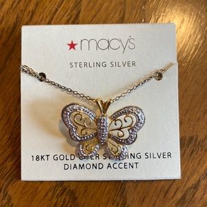 Beautiful butterfly necklace